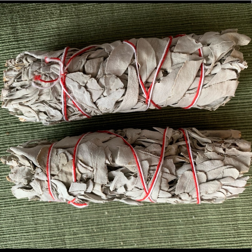 Smudge White Sage Sticks (Set of 2)
